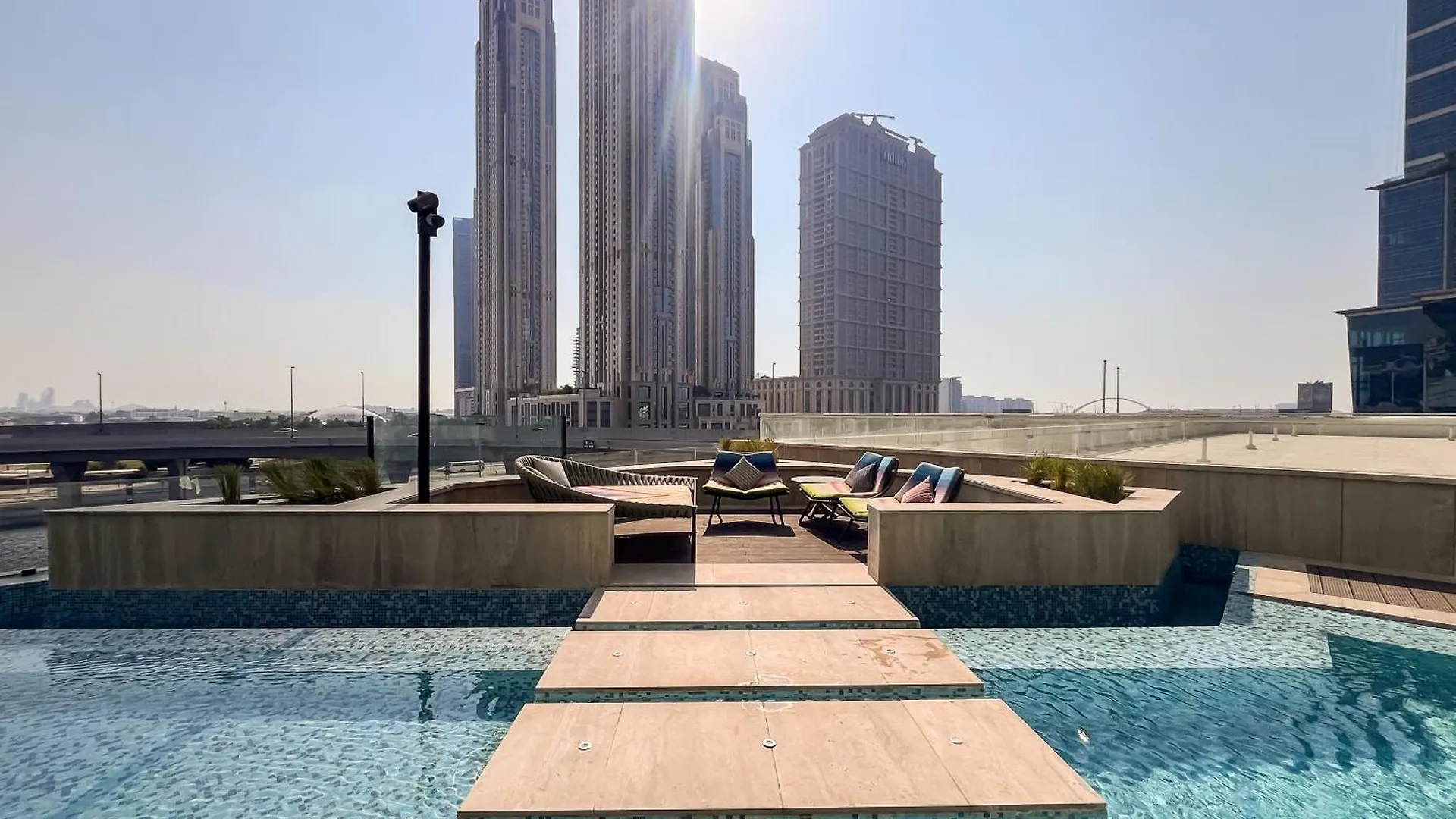 Modern Luxury 1Br Missoni Apt With Canal Panorama Dubaj 0*,
